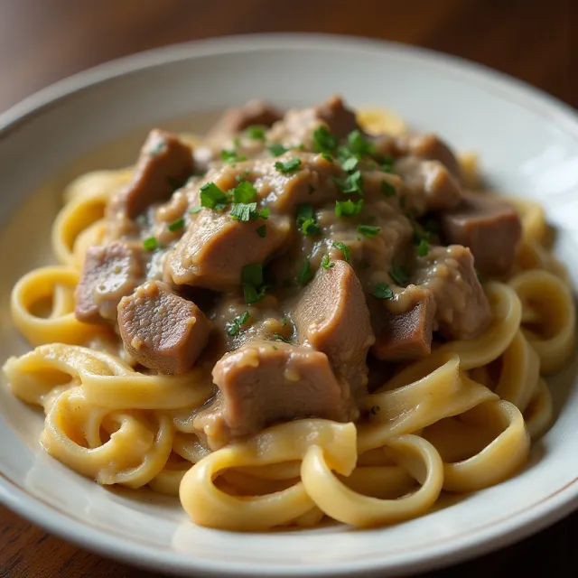 Best Ever Russian Beef Stroganoff