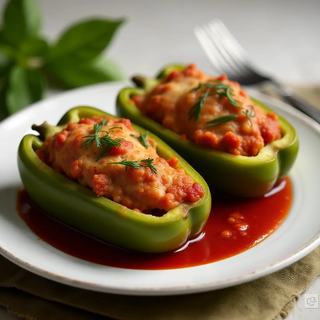 Stuffed Peppers Italian Style