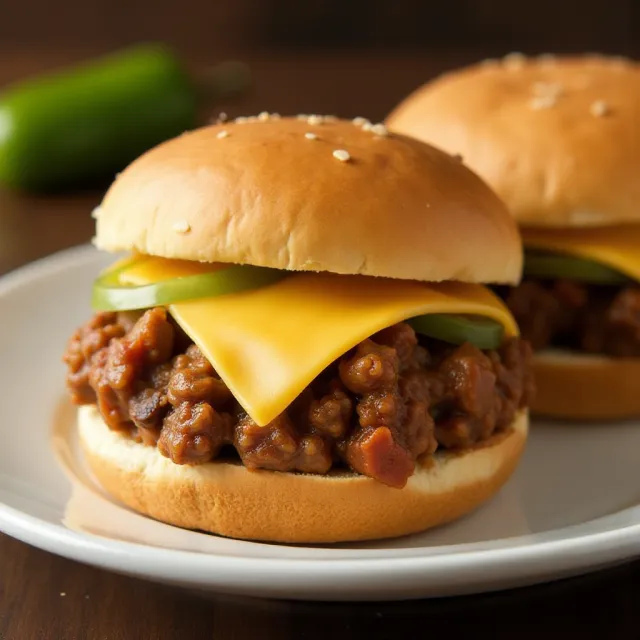 Zesty Cheese Steak Sloppy Joes