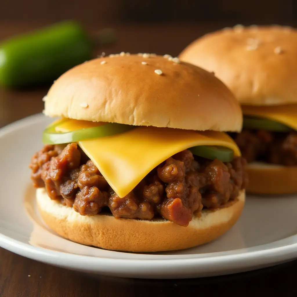 Zesty Cheese Steak Sloppy Joes