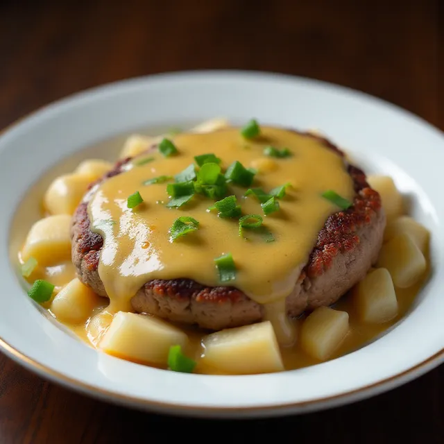 Smothered Hamburger Steak