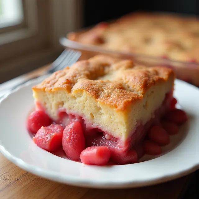 Blushing Betty (Rhubarb Dessert)