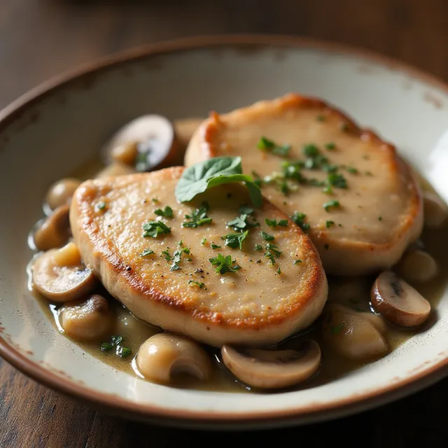 Mushroom Pork Chops