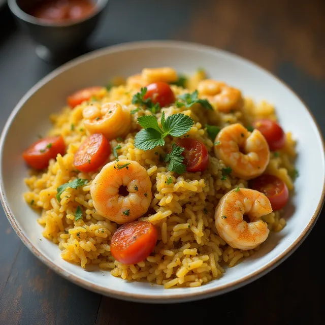 Shrimp Biryani