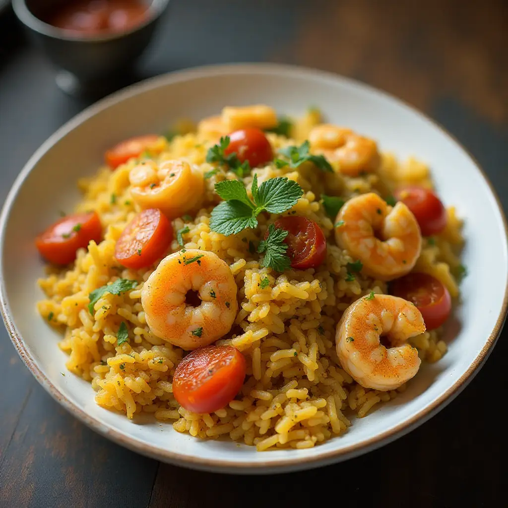 Shrimp Biryani