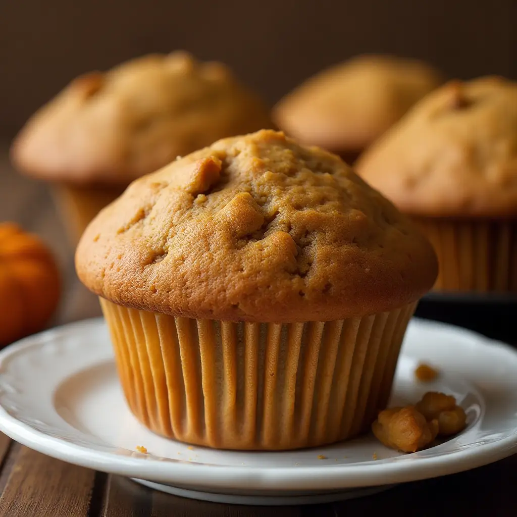 Pumpkin Wheat Honey Muffins