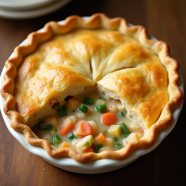 4-Ingredient Chicken Pot Pie