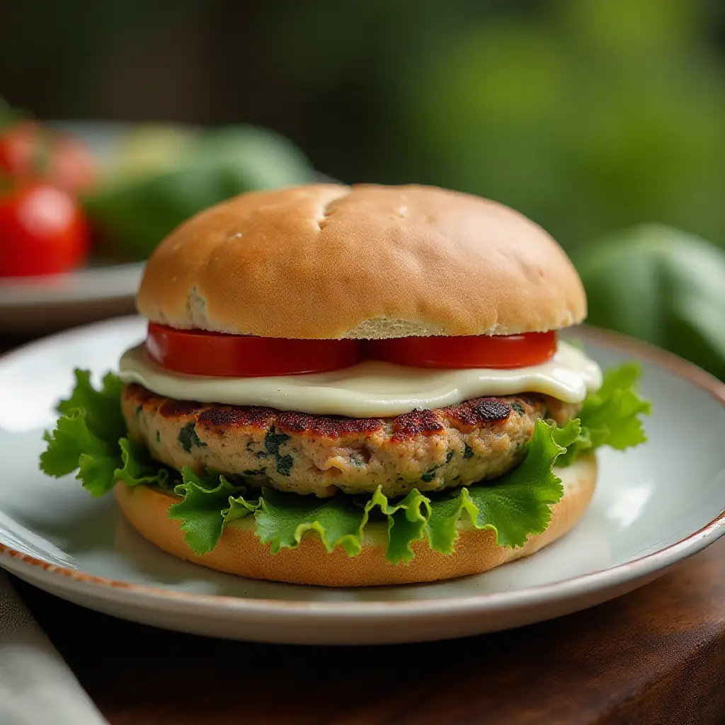 Spinach and Feta Turkey Burgers