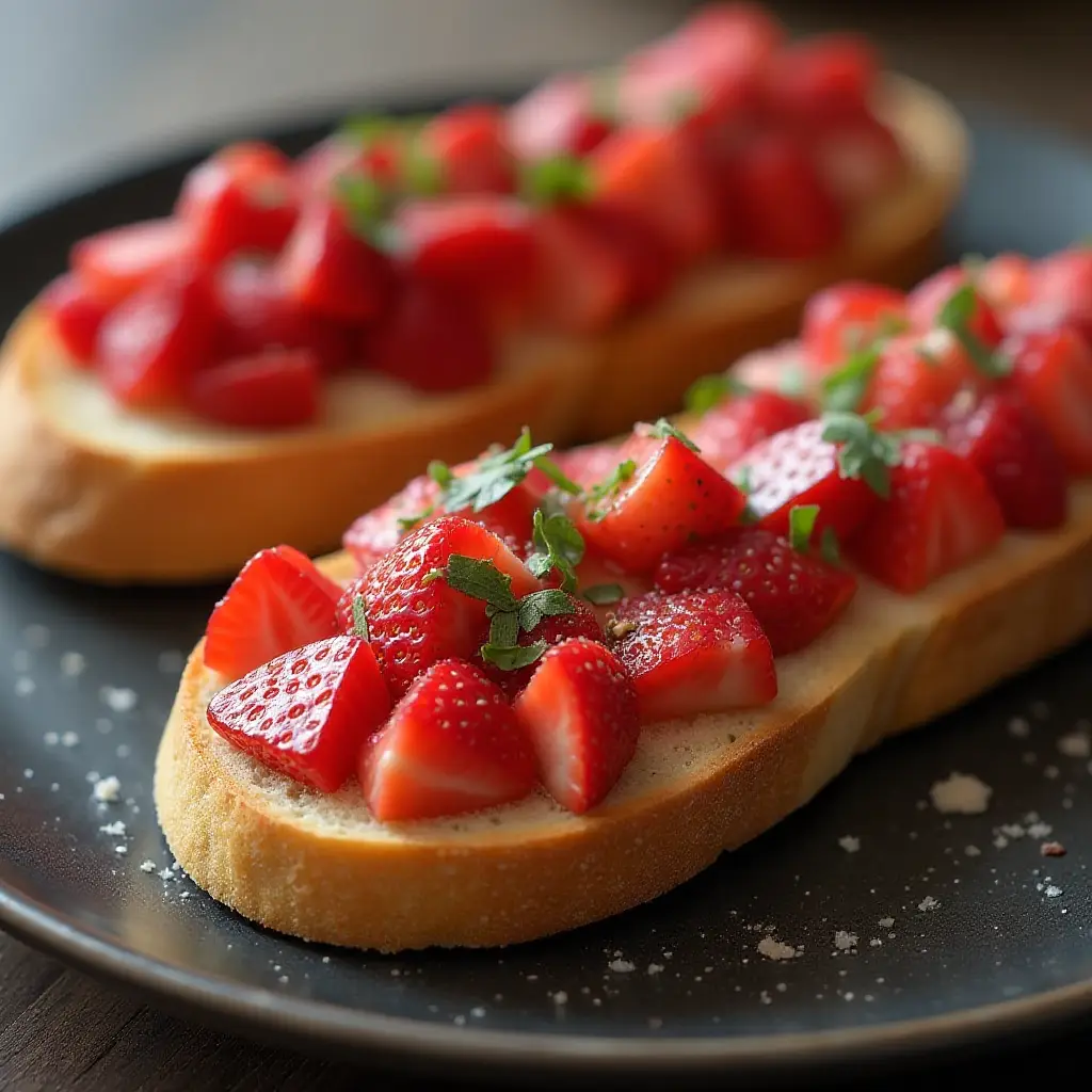 Strawberry Bruschetta