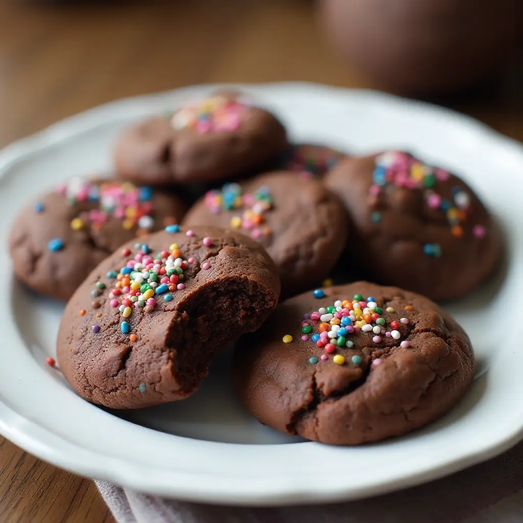 Chocolate Press Cookies
