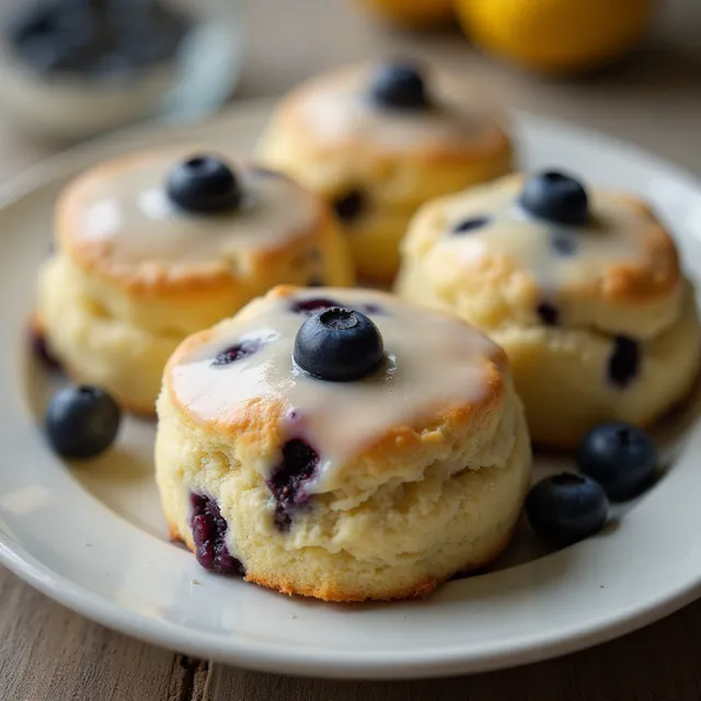 Blueberry Lemon Breakfast Biscuits