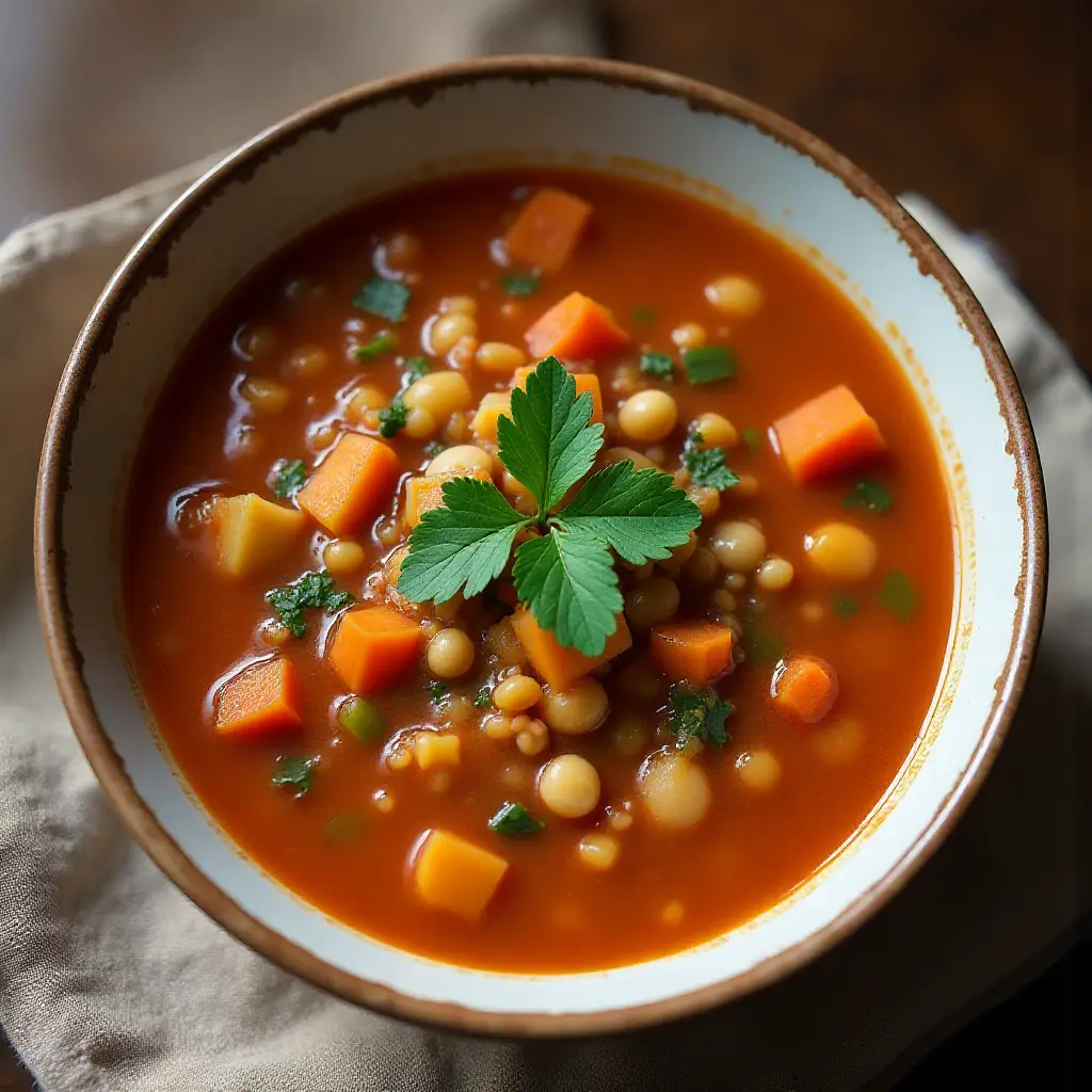 Moroccan Lentil Soup