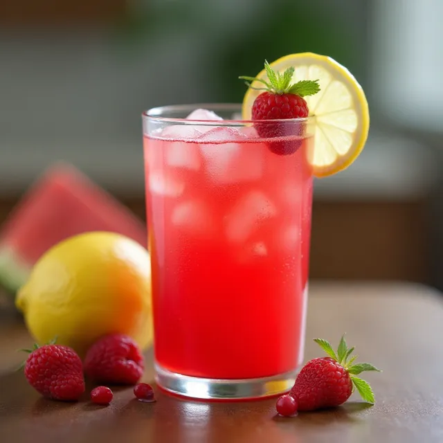 Watermelon-Raspberry Lemonade