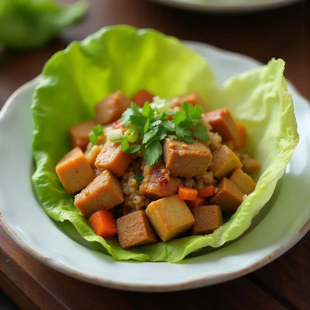 Quick Asian Lettuce Wraps