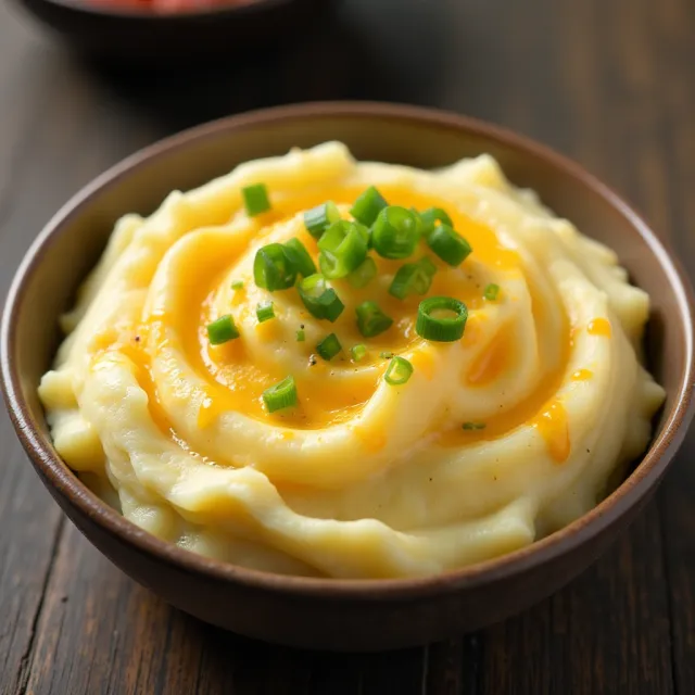 Cheesy Garlic Mashed Potatoes