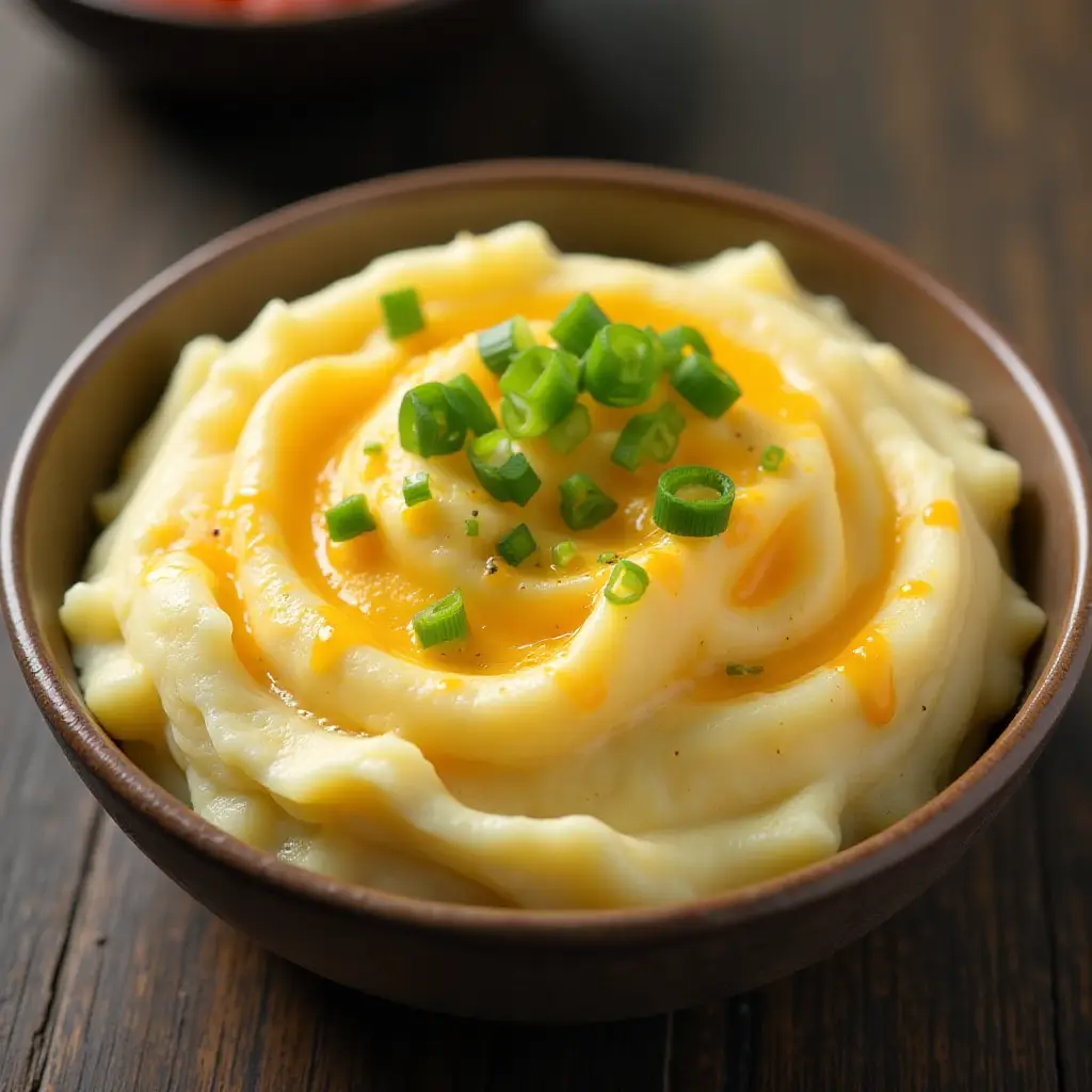 Cheesy Garlic Mashed Potatoes