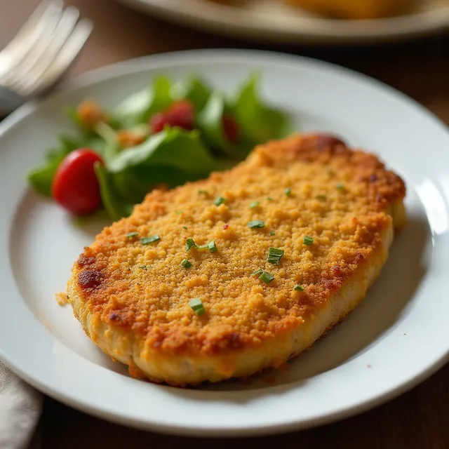 Honey Mustard Pretzel Pork Chops