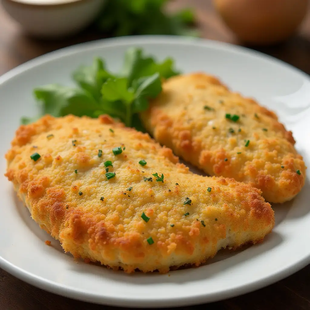 Crispy Caesar Chicken Cutlets