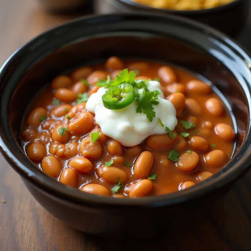 Refried Beans Without the Refry