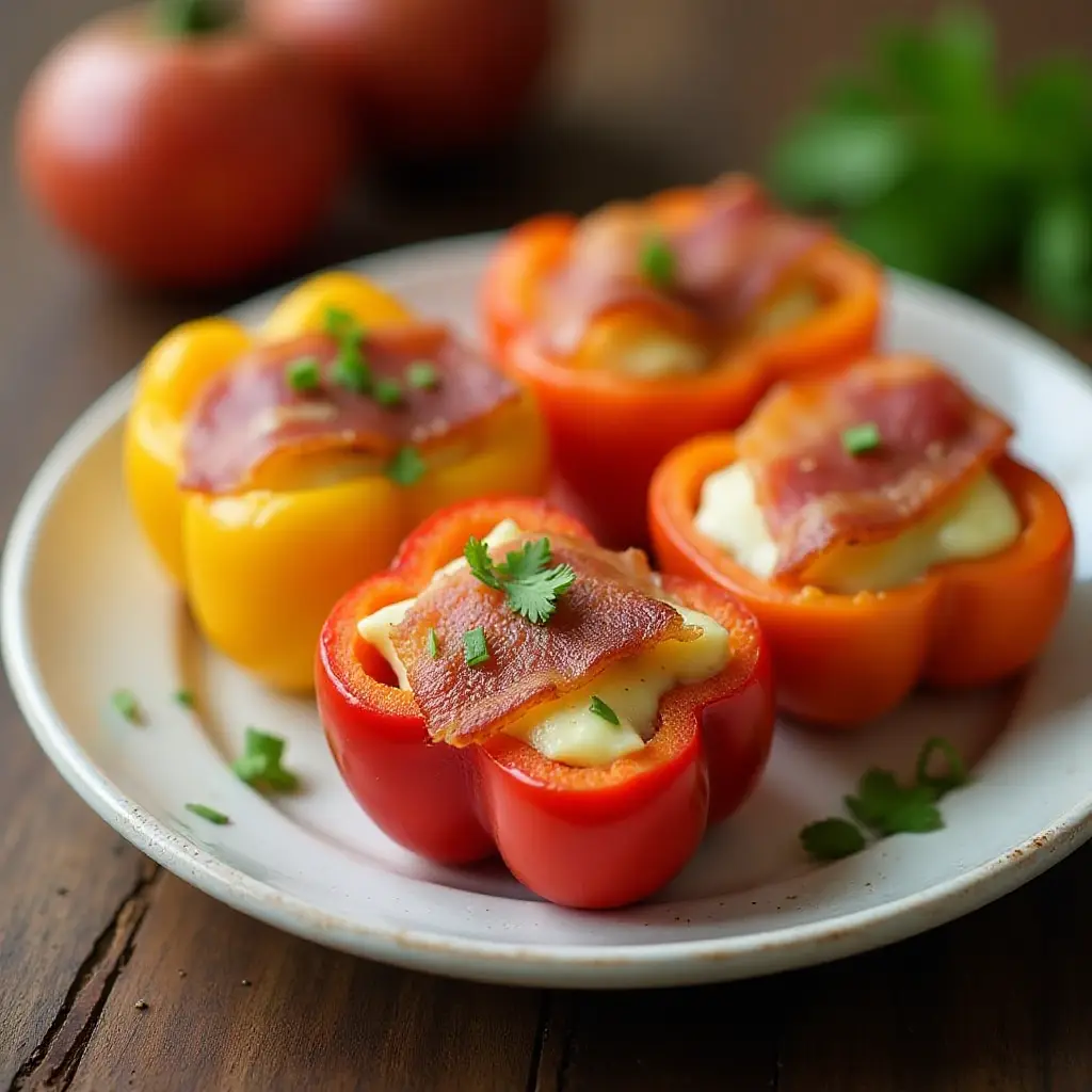 Air Fryer Bell Pepper Poppers