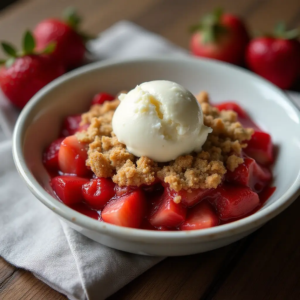 Strawberry Rhubarb Crisp