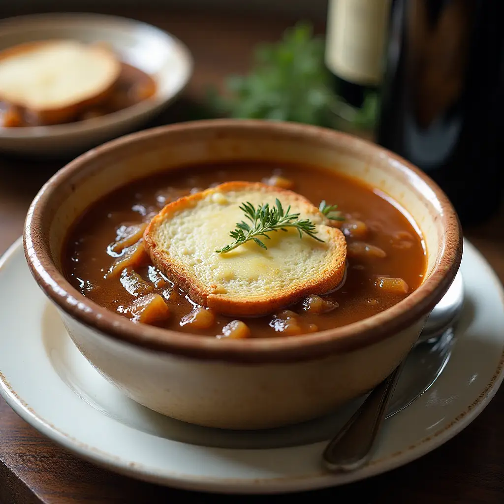 French Onion Soup with Port Wine