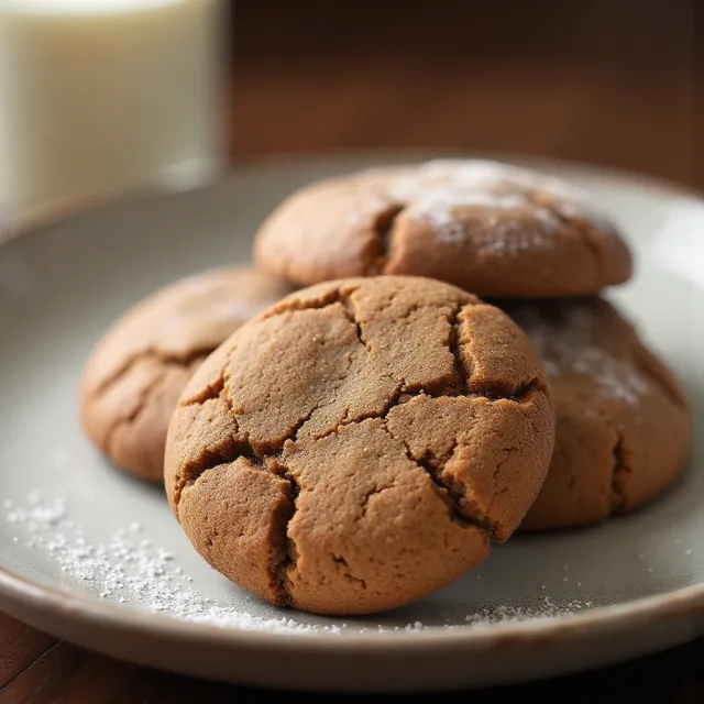 Vegan Gingerbread Cookies with Soy Milk