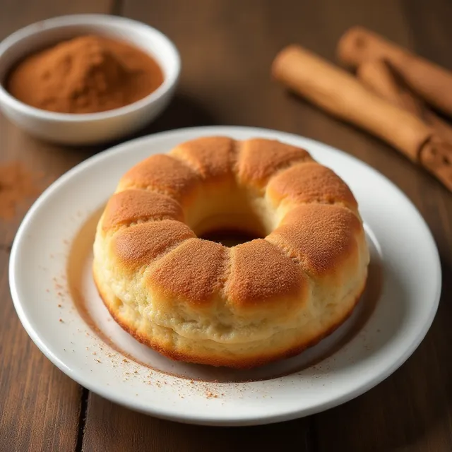 Air Fryer Cinnamon-Sugar Doughnuts