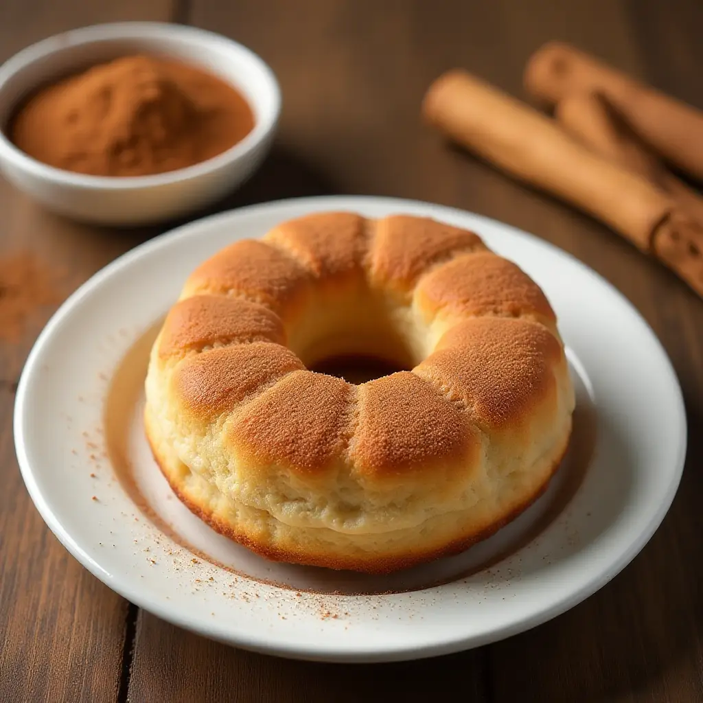 Air Fryer Cinnamon-Sugar Doughnuts