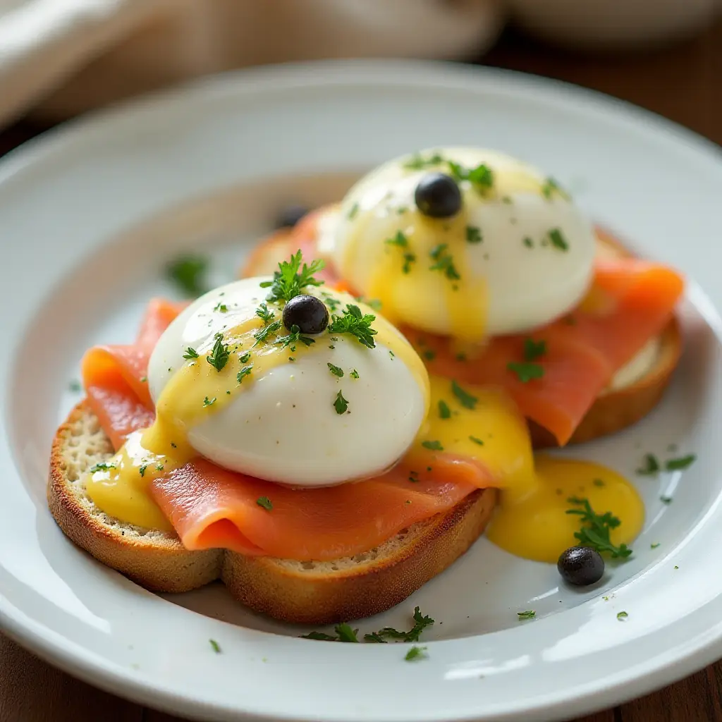 Eggs Benedict with Salmon