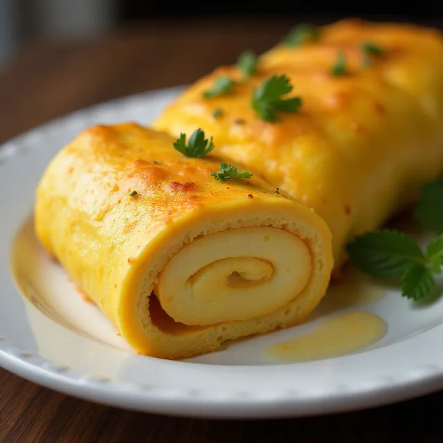 Baked Omelet Roll