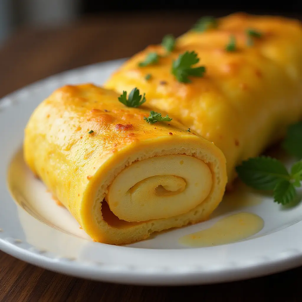 Baked Omelet Roll