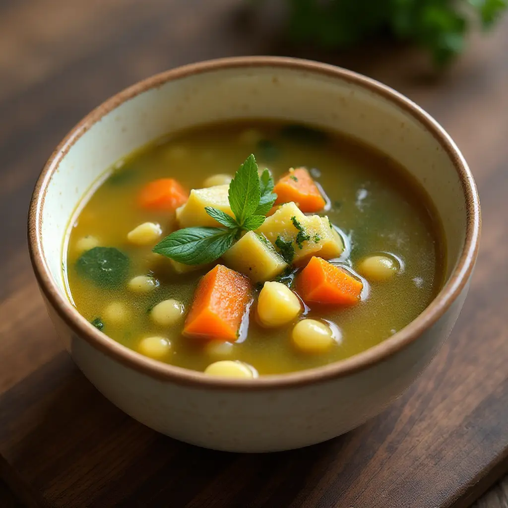 Split Pea Soup with Tofu