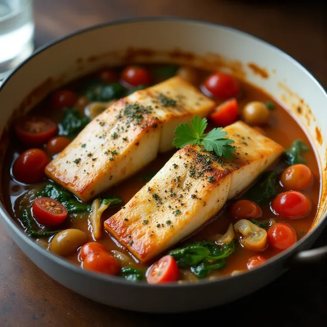 Mediterranean Baked Fish