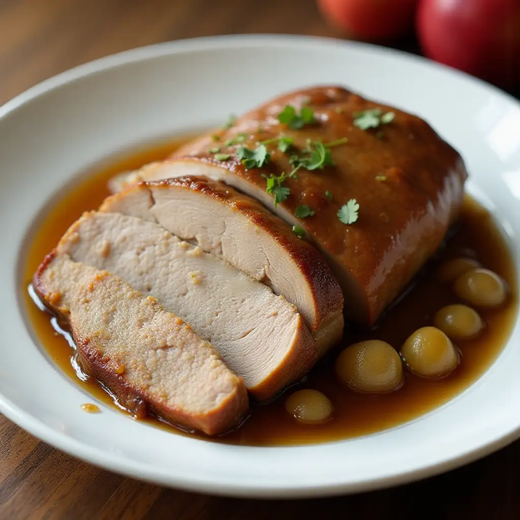 Slow Cooker Apple Cider Braised Pork