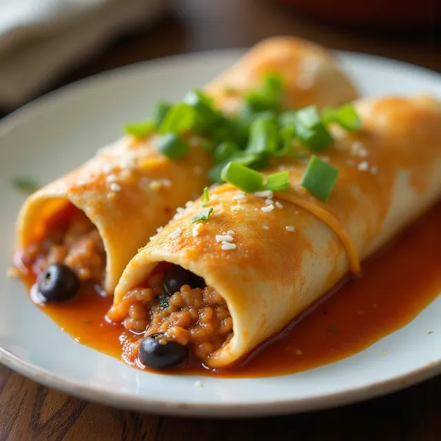 Ground Chicken Enchiladas