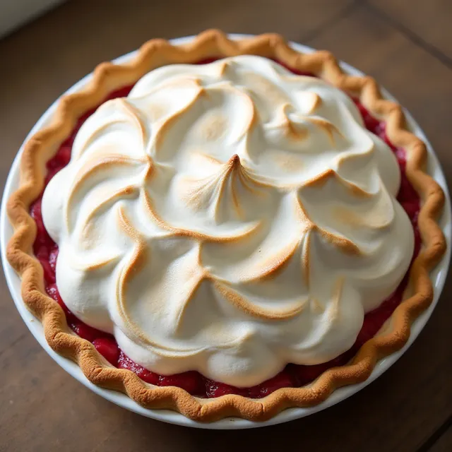Rhubarb Meringue Pie
