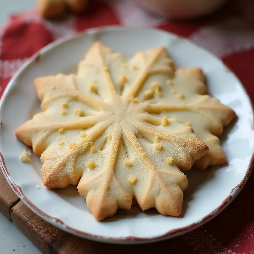 Snowflake Spritz Cookies