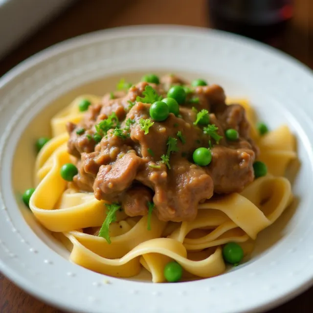 Super Easy Ground Beef Stroganoff