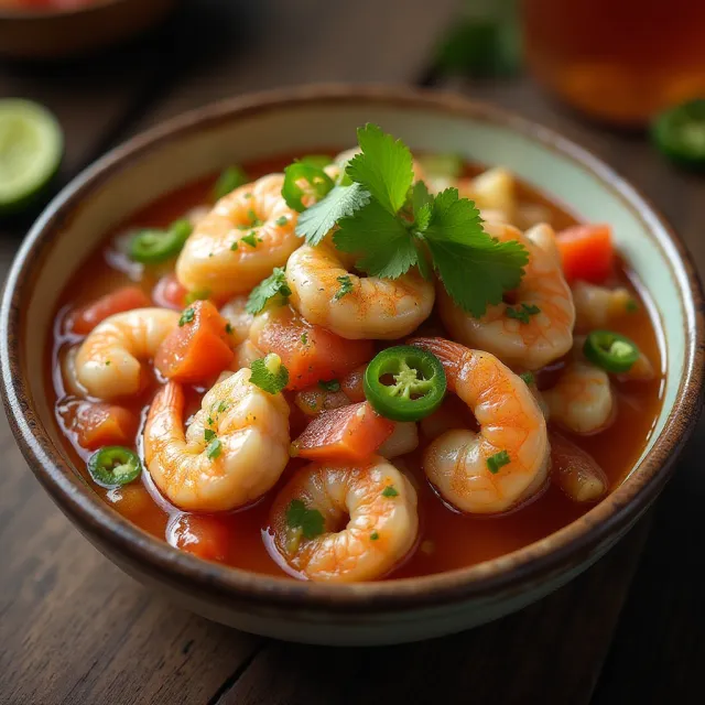 Sinaloa-Style Ceviche