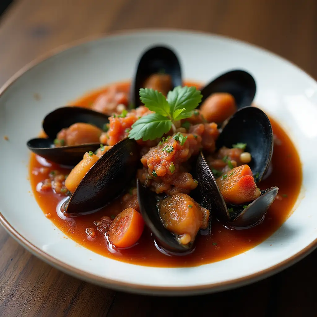 Mussels with Chorizo