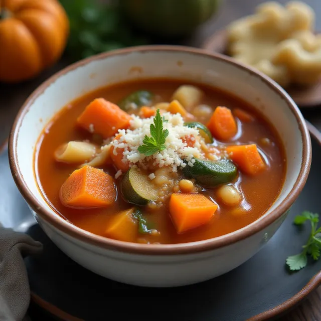 Gluten-Free Northern Italian Autumn Minestrone