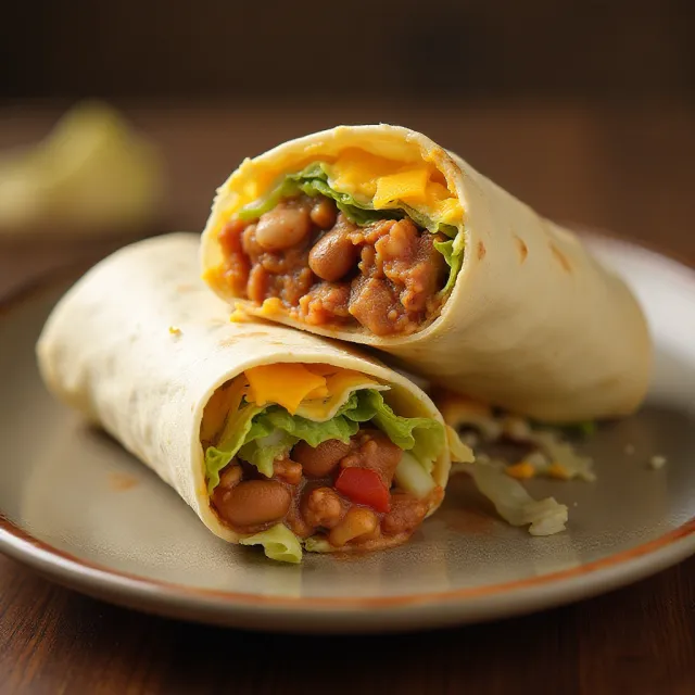 Vegetarian Bean Burritos