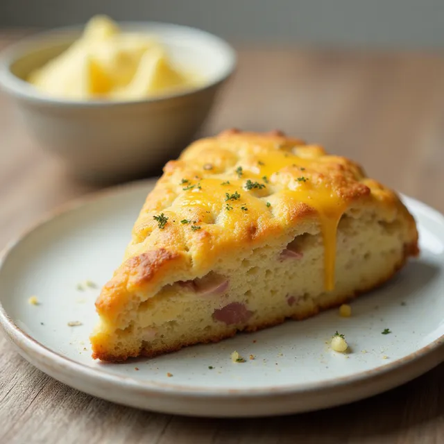 Ham and Gruyère Scones