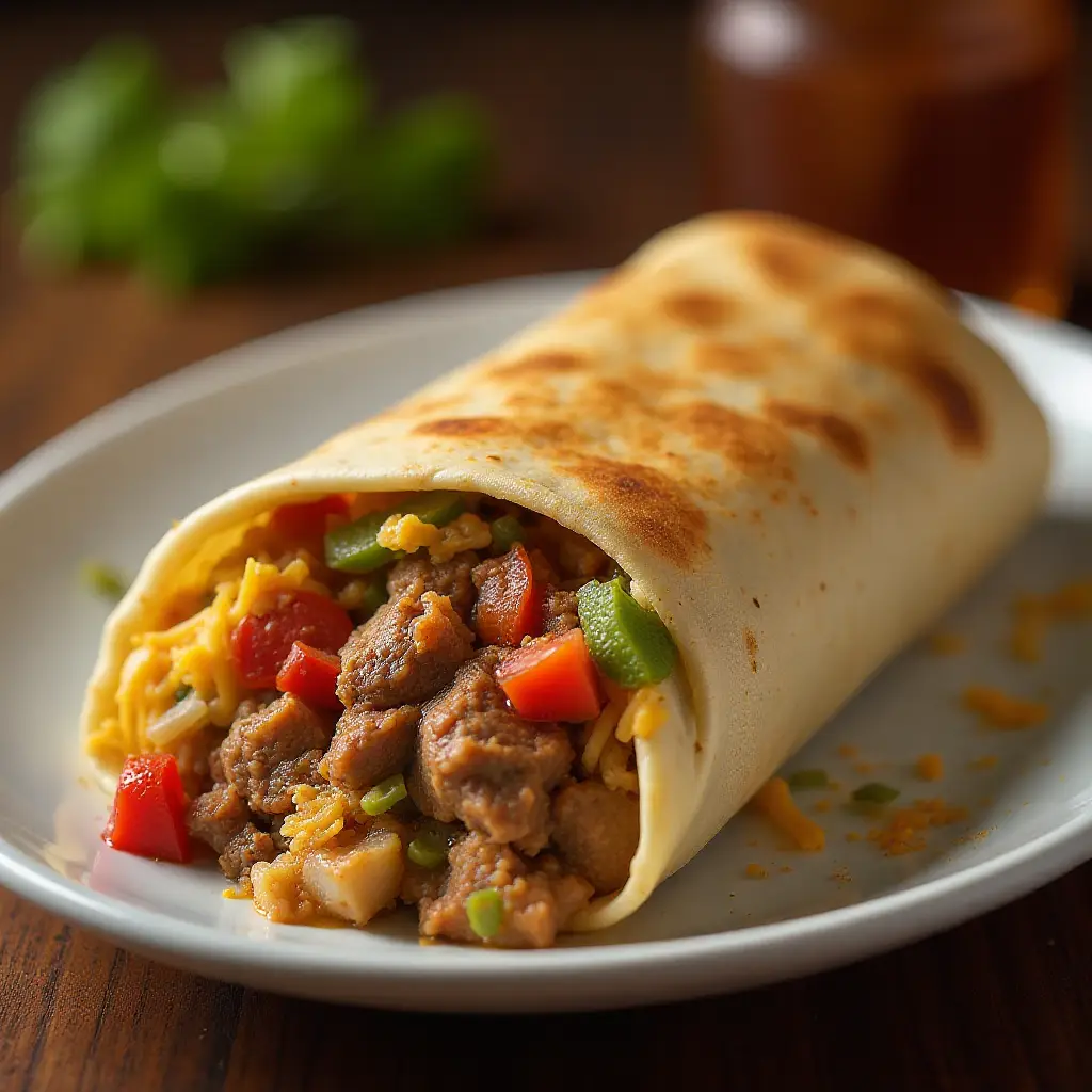 Carne Asada Breakfast Burrito
