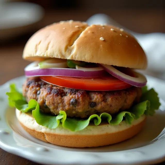 Homemade Black Bean Veggie Burgers