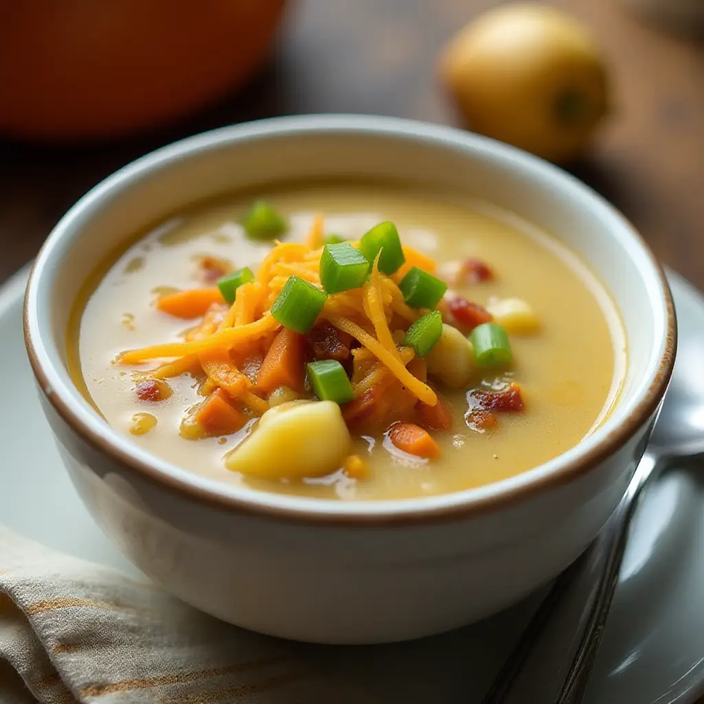 Loaded Chicken Potato Soup