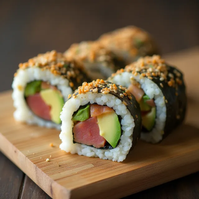 Low-Carb Cauliflower Rice Sushi Rolls