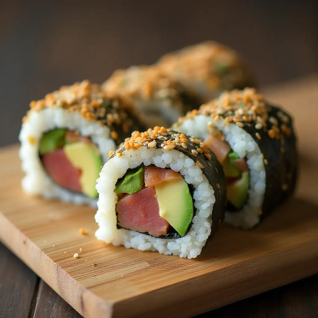 Low-Carb Cauliflower Rice Sushi Rolls