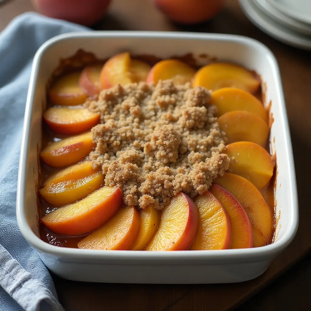 Mom's Peach Crisp